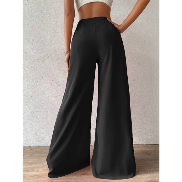 WILA Black Wide Leg Pants - Picture 2 of 12